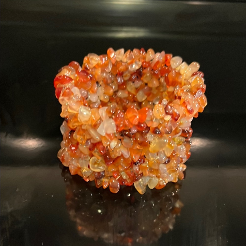 Orange Gemstone Bracelet vintage